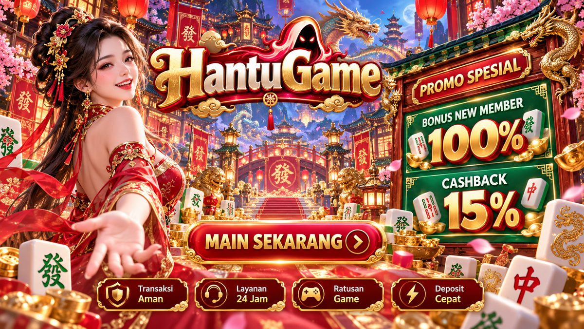 Banner HANTUGAME # Promo Bonus Slot Gacor Server Rusia Terbaru